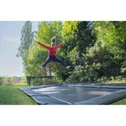 EXIT TOYS Exit - Trampolín Deportivo De Suelo Dynamic 244 X 427 Cm Negro -Juguete Descuento Tienda medias 1016
