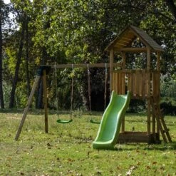 Parque Juegos Infantil De Madera Tibidabo Con Columpio Doble 11 Parque Juegos Infantil De Madera Tibidabo Con Columpio Doble -Juguete Descuento Tienda medias 1051