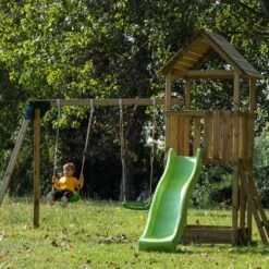 Parque Juegos Infantil De Madera Tibidabo Con Columpio Doble 12 Parque Juegos Infantil De Madera Tibidabo Con Columpio Doble -Juguete Descuento Tienda medias 1052