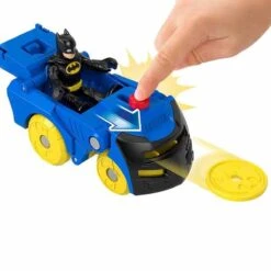 MATTEL Fisher Price - Imaginext - Figura Batman Con Casco-vehículo Batmóvil -Juguete Descuento Tienda medias 110