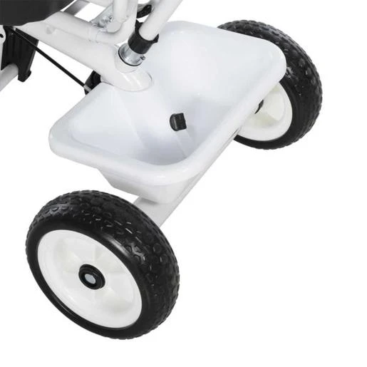 Homcom - Triciclo Para Niños Con Capota Blanco HomCom 8 Homcom - Triciclo Para Niños Con Capota Blanco HomCom - Imagen 6