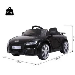 Homcom - Audi TT Eléctrico Negro 10 Homcom - Audi TT Eléctrico Negro -Juguete Descuento Tienda medias 1273