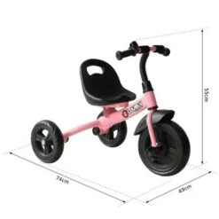 Homcom - Triciclo Rosa HomCom -Juguete Descuento Tienda medias 1287