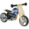 HOMCOM Aiyaplay - Moto Policía De Madera Sin Pedales 2 HOMCOM Aiyaplay - Moto Policía De Madera Sin Pedales -Juguete Descuento Tienda medias 1296