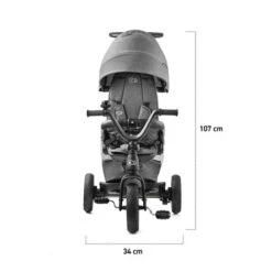 Kinderkraft Triciclo Easytwist Gris Platinum -Juguete Descuento Tienda medias 1337