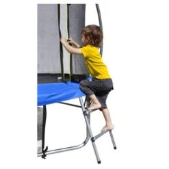 Cama Elástica Exterior De 305 Cm Con Red, Escalera Y Refuerzo De Protección -Juguete Descuento Tienda medias 1369