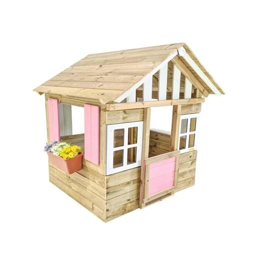 Casita Madera Lollipop Rosa 3 Casita Madera Lollipop Rosa