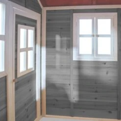 EXIT TOYS EXIT - Casita Loft De Madera Gris -Juguete Descuento Tienda medias 1414