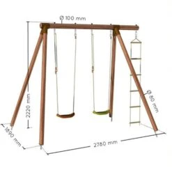 Soulet - Columpio De Madera Arthur 9 Soulet - Columpio De Madera Arthur -Juguete Descuento Tienda medias 1425