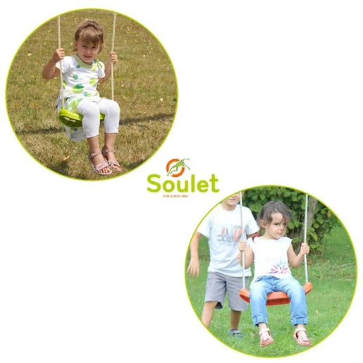 Soulet - Columpio De Acero Acier Malo 2 Balancines 7 Soulet - Columpio De Acero Acier Malo 2 Balancines - Imagen 5