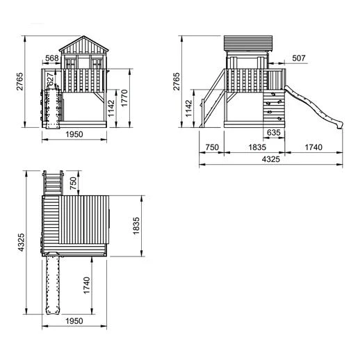Parque Infantil De Madera Lollipop L 6 Parque Infantil De Madera Lollipop L - Imagen 4