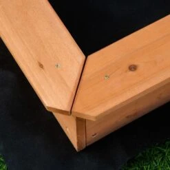 Arenero Infantil Con Techo Ajustable Rojo Outsunny -Juguete Descuento Tienda medias 1585