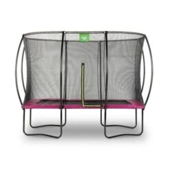 EXIT TOYS Exit - Cama Elástica Silhouette Rectangular Rosa 214 Cm
