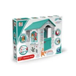 Casita Juegos Jardín Centro Veterinario -Juguete Descuento Tienda medias 1643