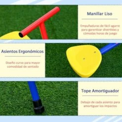 Outsunny - Balancín Giratorio 360° 180 Cm 17 Outsunny - Balancín Giratorio 360° 180 Cm -Juguete Descuento Tienda medias 1694