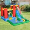 Castillo Hinchable Con Piscina, Tobogán, Muro De Escalada Y Cama De Salto 330 Cm Outsunny -Juguete Descuento Tienda medias 1724