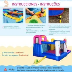 Outsunny - Castillo Hinchable Infantil 5 En 1 -Juguete Descuento Tienda medias 1737
