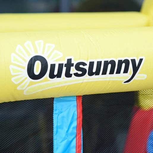 Castillo Hinchable Cohete Con Piscina, 2 Toboganes, Minimuro De Escalada Y Cama De Salto 330 Cm Outsunny 9 Castillo Hinchable Cohete Con Piscina, 2 Toboganes, Minimuro De Escalada Y Cama De Salto 330 Cm Outsunny - Imagen 7