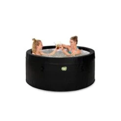 EXIT TOYS Exit - Spa De Jardín Jacuzzi Leather Premium Negro Para 2 Personas -Juguete Descuento Tienda medias 1832