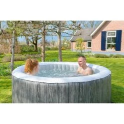 EXIT TOYS Exit - Spa De Jardín Jacuzzi Wood Efecto Madera Deluxe Para 4 Personas -Juguete Descuento Tienda medias 1871