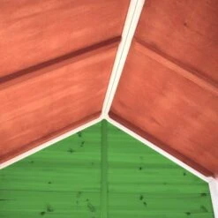 EXIT TOYS Exit - Casita Loft De Madera Verde -Juguete Descuento Tienda medias 1945