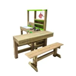 Cocina De Madera De Exterior Tasty Delicious -Juguete Descuento Tienda medias 1966