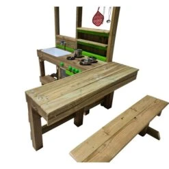 Cocina De Madera De Exterior Tasty Delicious -Juguete Descuento Tienda medias 1967