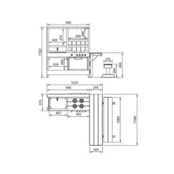 Cocina De Madera De Exterior Tasty Delicious -Juguete Descuento Tienda medias 1973