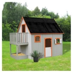 Casa DUPLEX Infantil De Madera Carry -Juguete Descuento Tienda medias 2031