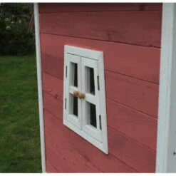 EXIT TOYS EXIT - Casita Fantasía De Madera Roja 14 EXIT TOYS EXIT - Casita Fantasía De Madera Roja -Juguete Descuento Tienda medias 2046