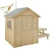 Caseta De Madera Infantil Con Mesa De Picnic Tiana -Juguete Descuento Tienda medias 2052