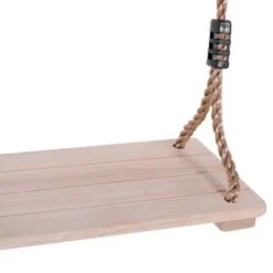 Homcom - Columpio Infantil Con Cuerda Madera HomCom -Juguete Descuento Tienda medias 2142