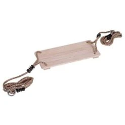 Homcom - Columpio Infantil Con Cuerda Madera HomCom -Juguete Descuento Tienda medias 2143