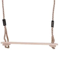 Homcom - Columpio Infantil Con Cuerda Madera HomCom -Juguete Descuento Tienda medias 2144