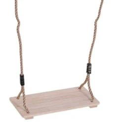 Homcom - Columpio Infantil Con Cuerda Madera HomCom -Juguete Descuento Tienda medias 2145