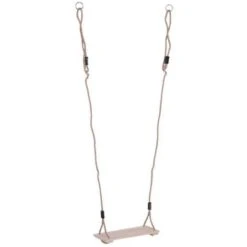 Homcom - Columpio Infantil Con Cuerda Madera HomCom -Juguete Descuento Tienda medias 2146