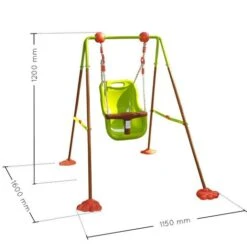 Soulet - Columpio De Metal Bebé -Juguete Descuento Tienda medias 2207
