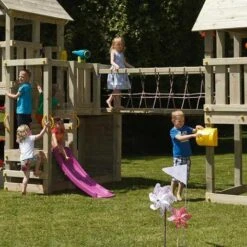 Parque Juegos Infantil De Madera Combinación Himalaya -Juguete Descuento Tienda medias 2214