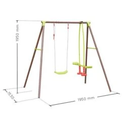 Soulet - Columpio De Acero Acier 1B1V -Juguete Descuento Tienda medias 2232