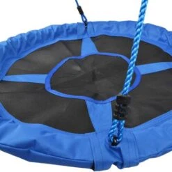 Homcom - Columpio Nido Infantil Azul Y Negro HomCom -Juguete Descuento Tienda medias 2305