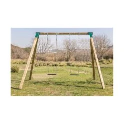 Columpio Madera Karai Deluxe Adultos Con Cuerdas