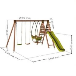 Soulet - Columpio De Madera Narcisse -Juguete Descuento Tienda medias 2357