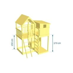 Parque Juegos Infantil De Madera Palazzo XL -Juguete Descuento Tienda medias 2375