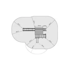 Parque Juegos Infantil De Madera Penthouse XL Con Columpio Doble -Juguete Descuento Tienda medias 2380
