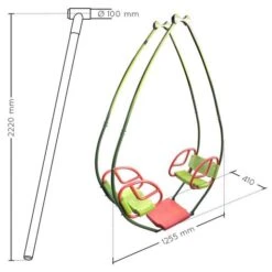 Soulet - Asiento Góndola Para 2 -Juguete Descuento Tienda medias 2402