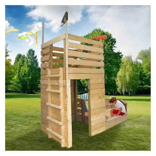 Torre Infantil De Madera Pirata 4 Torre Infantil De Madera Pirata - Imagen 2