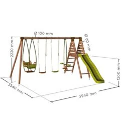 Soulet - Columpio De Madera Jacinthe -Juguete Descuento Tienda medias 2434