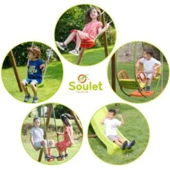 Soulet - Columpio De Madera Jacinthe -Juguete Descuento Tienda medias 2436