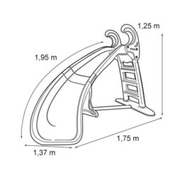 Feber - Tobogán Slide Curve 14 Feber - Tobogán Slide Curve -Juguete Descuento Tienda medias 2461