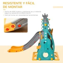 Homcom - Tobogán Infantil Con Columpio 16 Homcom - Tobogán Infantil Con Columpio -Juguete Descuento Tienda medias 2528